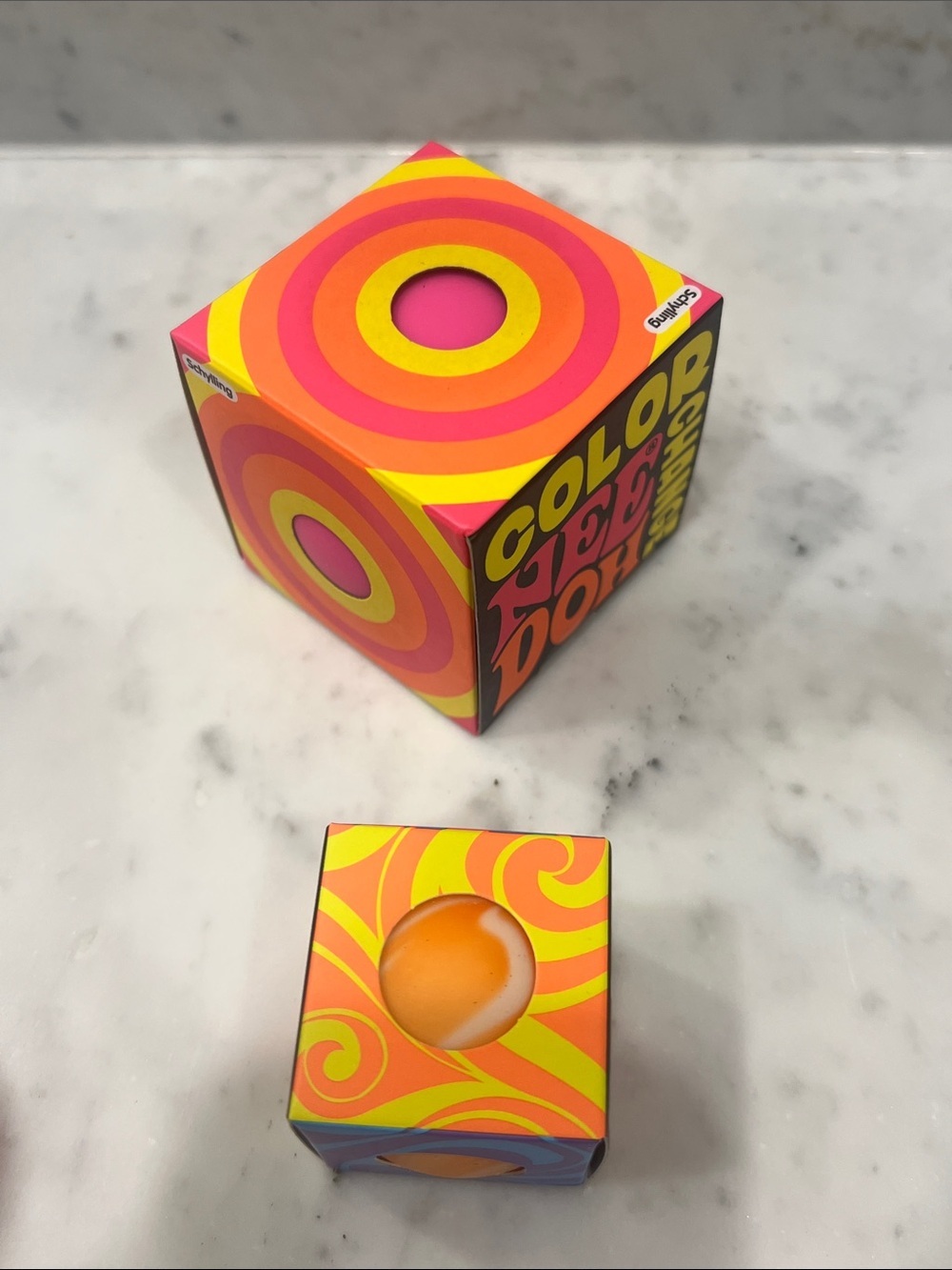 Needoh Color Change and The Groovy Glob Orange Swirl - Picture 5 of 6